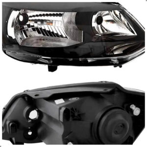 Kit Frente Fox 2011 2012 2013 2014 Parachoque Com Par Farol Para Pintar