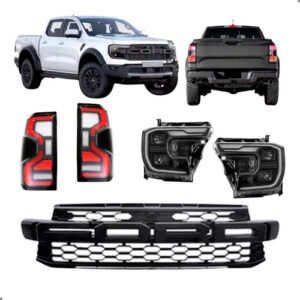 Kit Grade Farol Lanterna Para Ford Ranger 2024 A 2026 Raptor Para Pintar