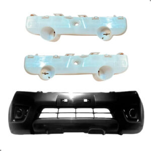Parachoque Dianteiro Com Par Guias Para Frontier 2017 A 2021 Para Pintar