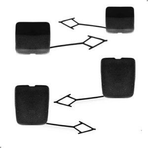 Kit Tampas Molduras Para Delivery 2017 A 2025 Sup. Inferior Para Pintar