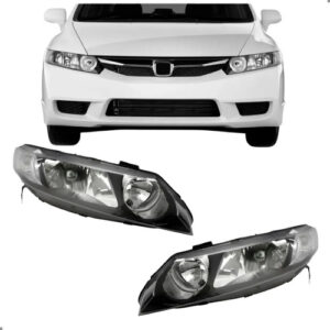 Par Farol Para Civic 2007 2008 2009 2010 2011 Ambos Lados
