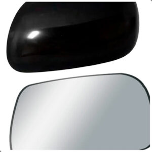 Kit Capa E Lente Retrovisor Para Corolla 2003 A 2008 Direita Direito / Passageiro