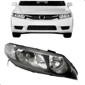 Farol Para Civic 2007 2008 2009 2010 2011 Esquerdo/motorista