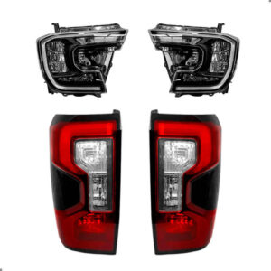 Kit Farois E Lanternas Para Ford Ranger 2024 A 2026 Full Led Ambos Lados