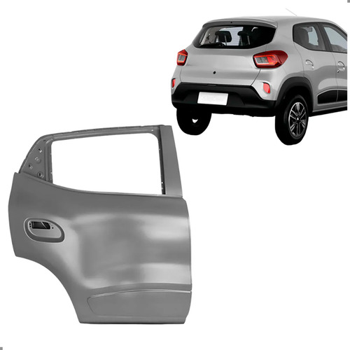 Porta Traseira Para Kwid 2017 2018 2019 2020 2021 A 2026 Traseira Direito Passageiro