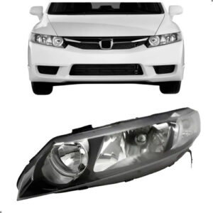 Farol Para Civic 2007 2008 2009 2010 2011 Direito/passageiro