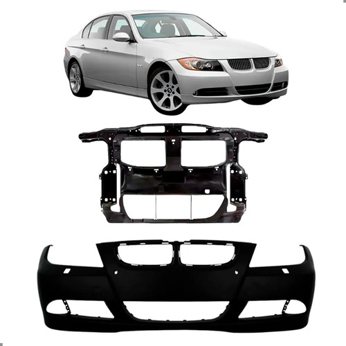 Kit Parachoque E Painel Para Bmw Serie 3 E90 E91 2006 A 2008 Para Pintar