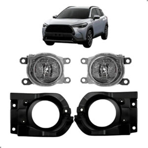 Kit De Milha Led Com Molduras Para Corolla Cross 2021 A 2024 Para Pintar