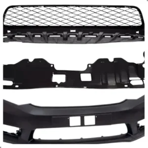 Kit Parachoque Para Civic 2012 A 2016 Com Grade E Defletor Para Pintar