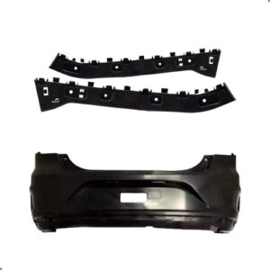 Parachoque Traseiro Com Par Guias Para Ka Sedan 2019 A 2022