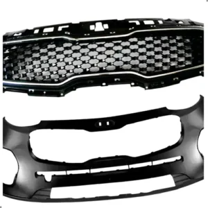 Kit Parachoque Para Sportage 2017 2018 2019 Com Grade Friso Para Pintar