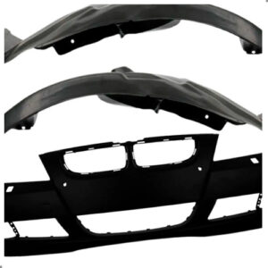 Kit Parachoque Parabarro Para Bmw Serie 3 E90/91 2006 A 2008 Para Pintar
