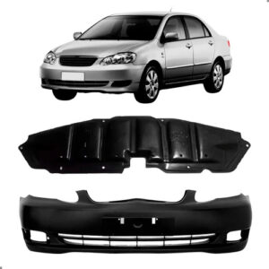 Kit Parachoque Com Defletor Para Corolla 2005 2006 2007 2008 Para Pintar