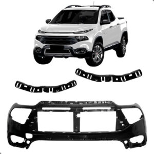 Parachoque Dianteiro Com Par Guias Para Toro 2022 2023 Para Pintar