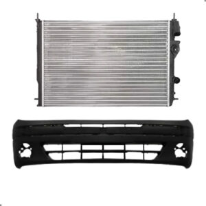 Kit Parachoque Radiador Para Scenic 2001 A 2011 Manual 1.6 Para Pintar
