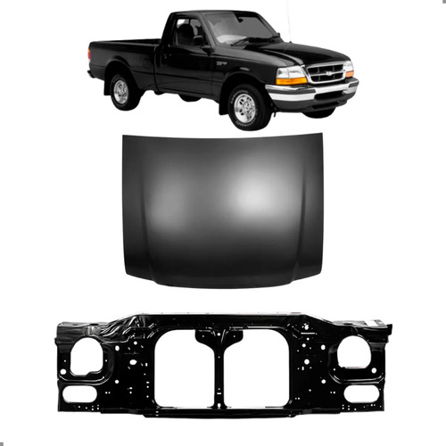 Kit Capo E Painel Frontal Para Ranger Pickup 1998 A 2003