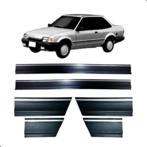 Friso Lateral Para Verona Glx 1990 1991 1992 Preto Cromado Para Pintar