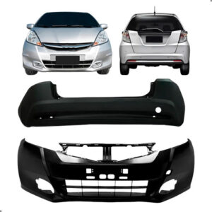 Par De Parachoque Para Fit 2013 2014 Dianteiro E Traseiro Para Pintar