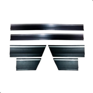 Friso Lateral Para Verona Glx 1990 1991 1992 Preto Cromado Para Pintar
