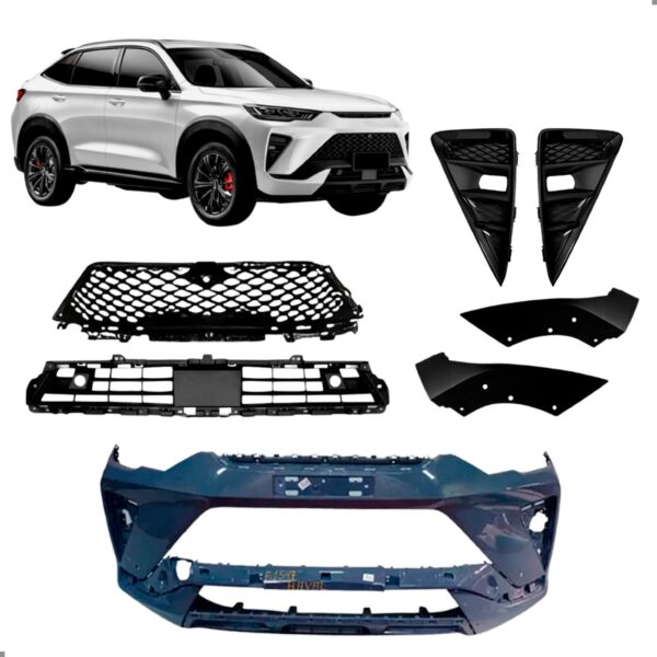Kit Parachoque Dianteiro Para Haval H6 Gt 2023 2024 2025 Para Pintar