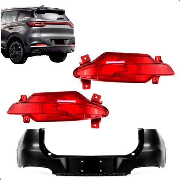 Kit Parachoque Traseiro Para Tiggo 7 Sport 2024 2025 26 2027