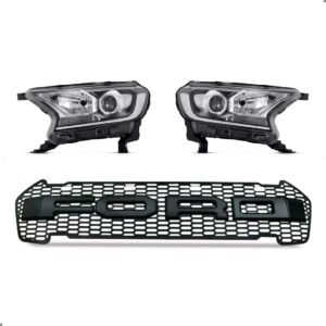 Kit Grade E Farois Fume Para Ford Ranger 2016 A 2019 Raptor Para Pintar