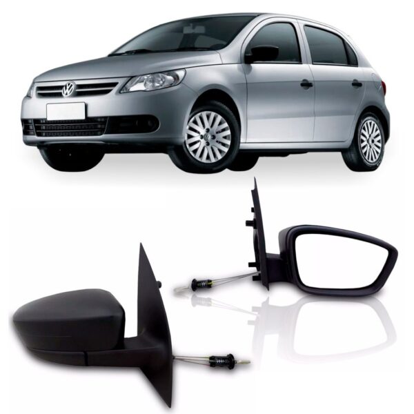 Par Retrovisor Gol Voyage G5 2009 A 2011 Regulagem Manual