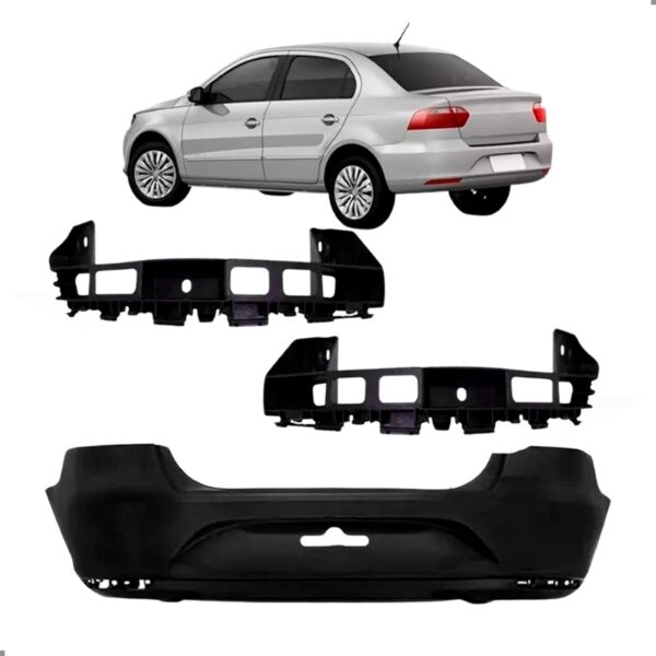 Parachoque Traseiro Com Par Guias Para Voyage 2013 A 2023