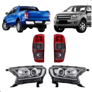 Kit Farois E Lanternas Para Ranger 2016 17 18 19 20 A 2023 Ambos Lados