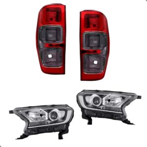Kit Farois E Lanternas Para Ranger 2016 17 18 19 20 A 2023 Ambos Lados