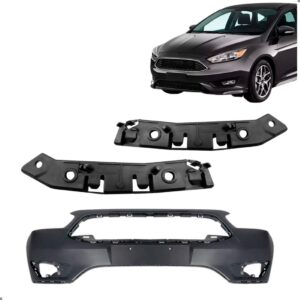 Parachoque Dianteiro Com Guias Para Focus 2016 2017 18 2019 Para Pintar