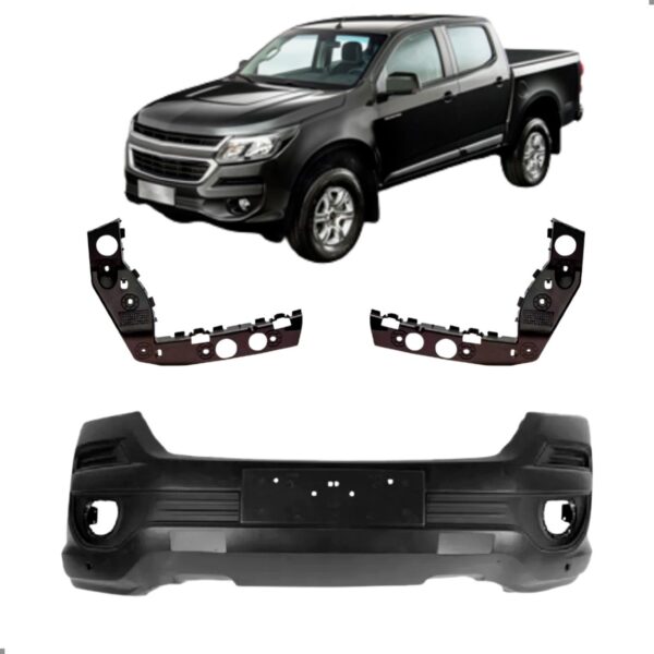 Parachoque Dianteiro Com Par Guias Para S10 2017 18 19 2020 Para Pintar