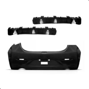 Parachoque Traseiro E Par Guias Para Hb20 Hatch 2012 A 2015