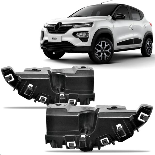 Par Suporte Guia Parachoque Dianteiro Kwid 2022 A 2023