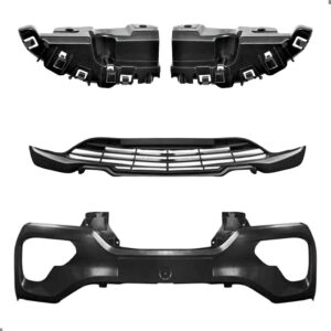 Kit Parachoque Dianteiro Com Guias Para Kwid 2022 23 24 2025 Para Pintar
