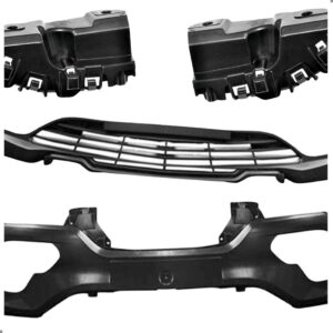 Kit Parachoque Dianteiro Com Guias Para Kwid 2022 23 24 2025 Para Pintar