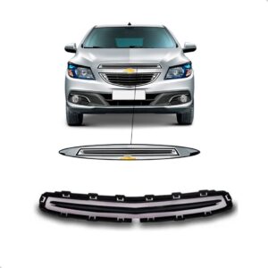 Grade Externa Frontal Para Onix Superior Com Friso Cromado