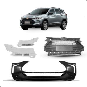 Kit Parachoque Para Tracker 2020 A 2025 Com Grade Com Furo