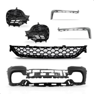 Kit Parachoque Tiggo 8 2021 A 2023 Com Grade E Frisos