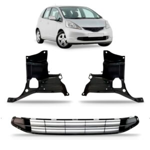 Kit Grade Central Para Fit 2009 A 2014 Com Par Protetor