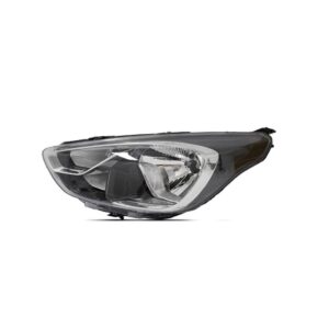 Farol Black/cromado Para Ford Ka 2019 A 2022 Manual (h4) Esquerdo/motorista