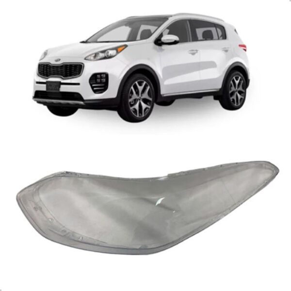 Lente De Farol Para Sportage 2017 2018 A 2019 Novo Acrilico Esquerdo