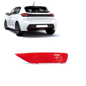 Refletor Lanterna Parachoq Traseiro Para Peugeot 208 2025 26 Vermelho Lado Direito