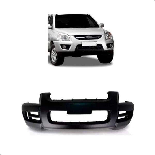 Parachoque Dianteiro Para Sportage 2005 2006 07 2008 C/furo Preto