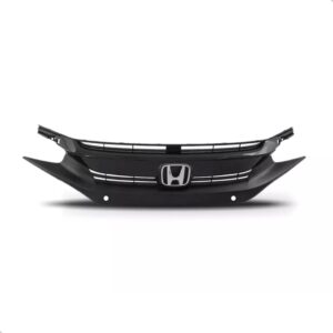 Grade Civic 2017 Até 2019 Black Piano Com Emblema 1a Linha