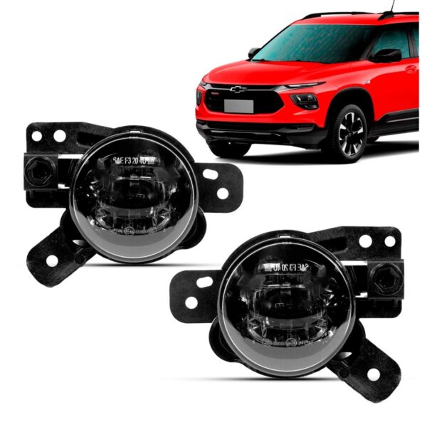 Kit Farol De Milha Para Montana 2023 A 2026 Com Ferradura Preto
