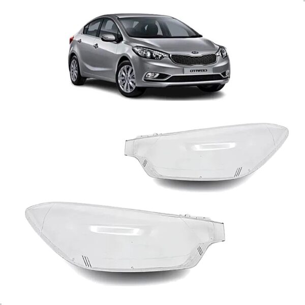Par Lentes De Farol Para Cerato 2014 2015 2016 Novo Acrilico