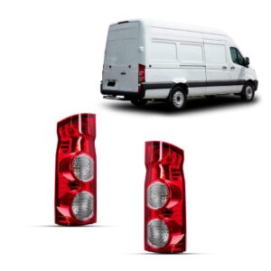 Par Lanterna Traseira Para Jac E-jv12 2024 2025 Ambos Lados Vermelho