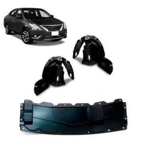 Kit Defletor Para Versa 2015 2016 A 2021 Com Par De Parabarr