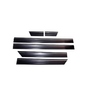 Kit Para Omega 1992 A 95 Jogo Friso Largo E Kit Farol Milha Preto